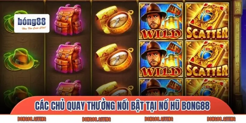 Các chủ quay thưởng nổi bật tại nổ hũ Bong88