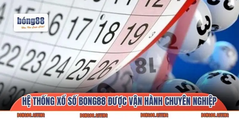Hệ thống xổ số Bong88 được vận hành chuyên nghiệp